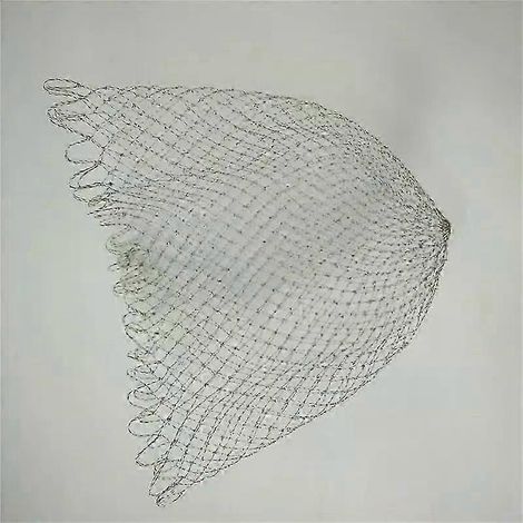 Nylon-Fischernetz, Angelzubehör, zusammenklappbar, rautenförmig, Maschenweite 25 cm, 35 cm, 40 cm, 50 cm Tiefe, faltbares Keschernetz - JXLGV (1/5)