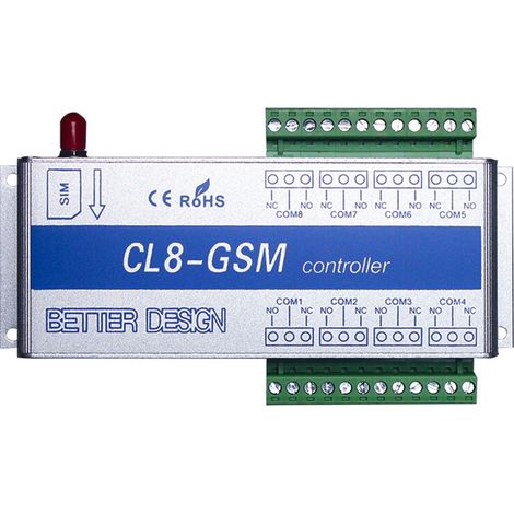 Interruttore di controllo remoto per cellulare Cl8-Gsm, relè, interruttore intelligente, controllo remoto SMS per telefono, spina UE (1/2)