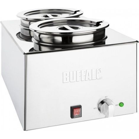 Bain-marie inox cuisson sous-vide 2 x 5,2 Litres, 1200 W, 220 V - MONO