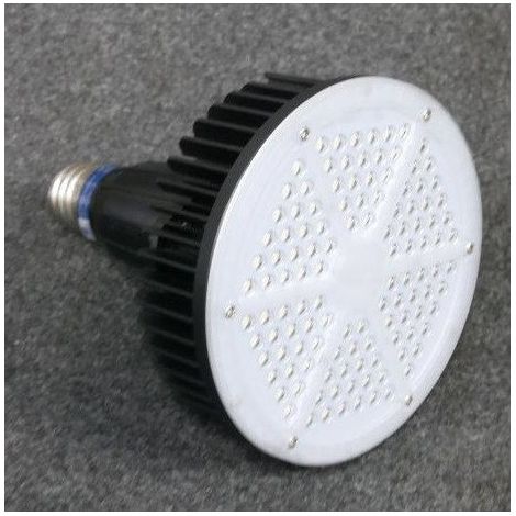 Ampoule LED 100W industrielle naturel 4000K 12500lm Ø 180mm Hauteur 230mm culot E40 230V 90° IK06 Retrofit Highbay (1/3)
