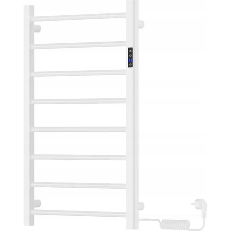 Radiador secatoallas eléctrico 200W 91x50x4cm, Blanco (1/3)