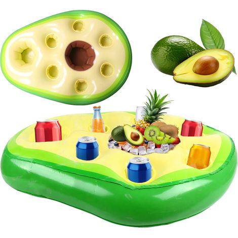 Bar Flottant pour Piscine Ananas Porte Gobelet Gonflable Porte-Gobelet Gonflable Gonflable Plateau Flottant Piscine Porte-Gobelet Flottant avec 6 Trous (1/5)