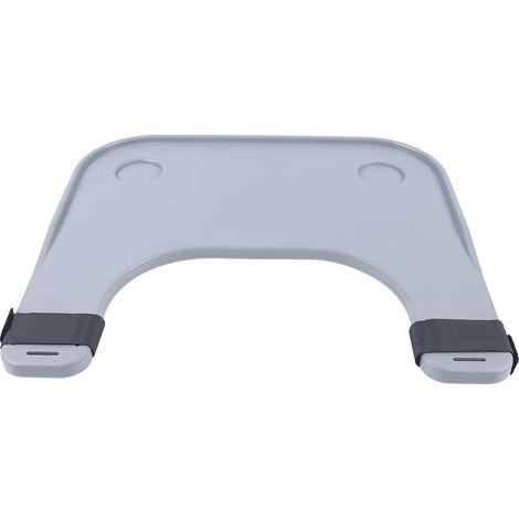 Rollstuhl-Tischplatte, integrierter Becherhalter, leichtes Design, Grau (1/2)