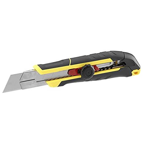 Stanley – Cutter avec roue de blocage 9/18/25 mm – Pour coupe nette sur matériaux variés – FMHT103300