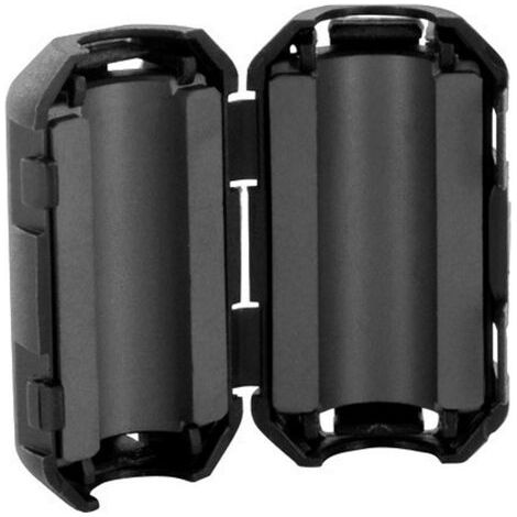 Ferrite clipsable TRU COMPONENTS TC-KFR90 160 Ω Ø câble (max.) 9 mm (Ø x H) 19.5 mm x 18 mm 1 pc(s) S603281 (1/4)