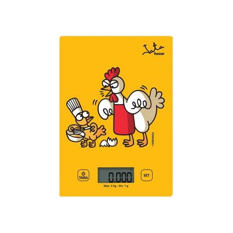 bilancia da cucina JATA 731K Giallo 5 kg (1/4)