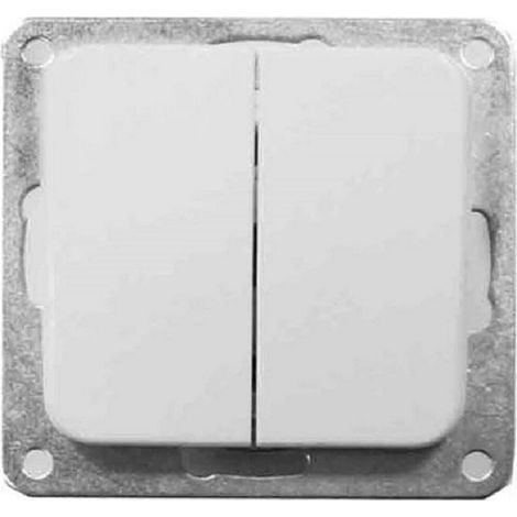 Interruttore doppio da incasso serie Term EDM Blister (1/2)