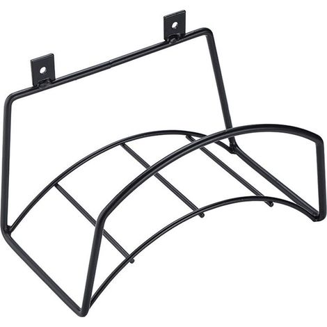 Wandmontierter Gartenschlauchhalter, Metall-Gartenschlauchhalterung, Wandmontierter Wasserschlauchhalter aus Metall, Wandmontierter Gartenschlauchaufrollerhalter für Garten, Hof, Garage (1/5)
