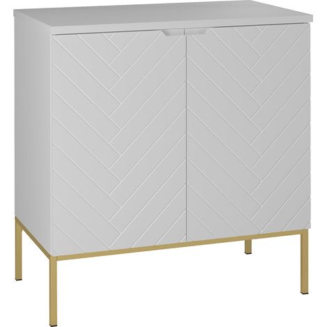 Waschtischunterschrank 80cm Daria, Weiß (1/5)