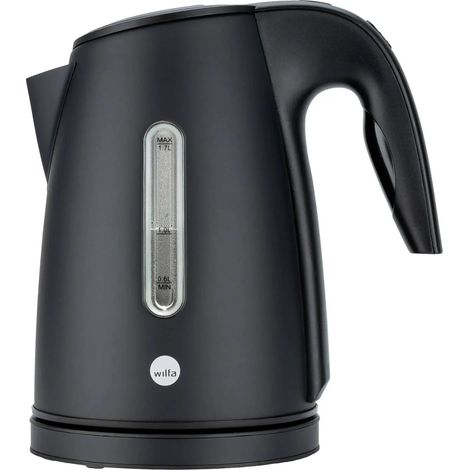 [NEUWERTIG] B-Ware Wilfa Wasserkocher Teekocher Schwarz 1.7 Liter Edelstahl Kunststoff Rapids