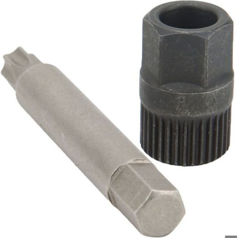 Kit de clé de poulie alternateur 33 dents de dents de slip de perceuse de perceuse de perceur de perceur de perceur d'outil de dém (1/5)