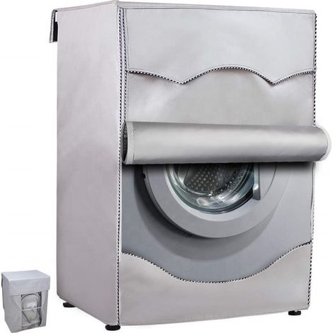 Housse pour lave-linge/sèche-linge à chargement frontal (L 69 cm x P 84 cm x H 99 cm), imperméable et anti-poussière, plus épaisse.-AquaForge (1/4)