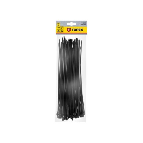 Fascette per cavi 3,6 x 300 mm, 100 pezzi, nere