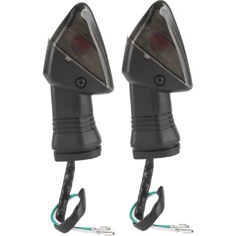 2x Clignotants LED Moto Verre Fumé 12V Adapté Kawasaki Ninja ZX-6R KLE KLR Z750S (1/5)