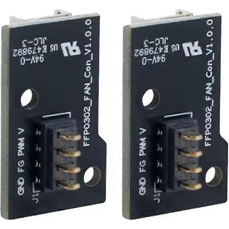 2 Stück verbesserter Lüfteradapter – Vereinfacht die Verkabelung und erleichtert die Wartung – Lüfteradapter für Flashforge AD5X 3D-Druckerteile
