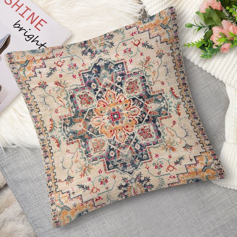 Housse de coussin ethnique bohème, chic (1/5)