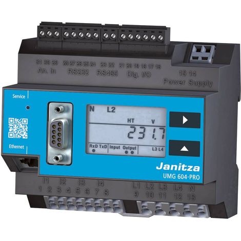 Janitza UMG 604-PRO 230V Analizzatore della qualità della tensione