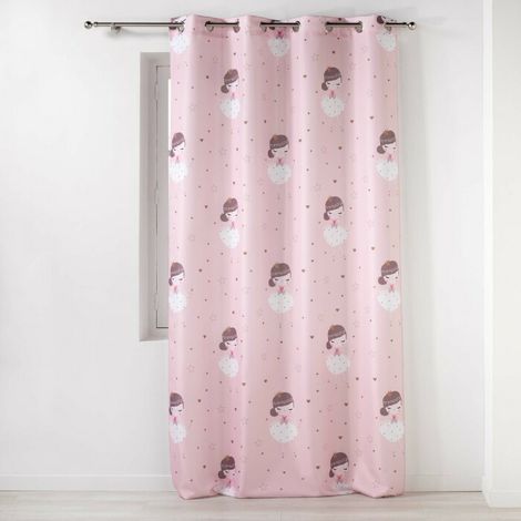 Rideau à oeillets pour enfant PETITE PRINCESSE, 140 x 260 cm (1/4)