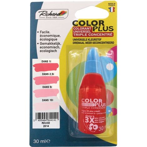 Color Plus 3x 30cc Blist Rouge - Color Plus