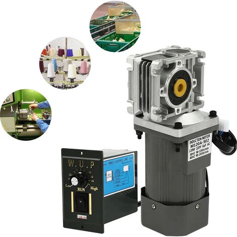 Motore a turbina con controllo della velocità, 120 W, 220 V, coppia 25 Nm, doppia modalità di velocità, dimensioni compatte. (1/5)