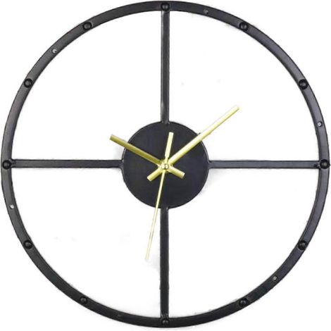 Kreative Metallwanduhr im nordischen Stil, hohl, geräuschlos, batteriebetrieben, Dekoration für Zuhause