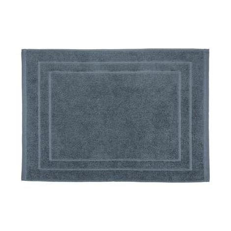 Tappeto da bagno in cotone grigio ardesia 50x70cm - Atmosphera créateur d'intérieur