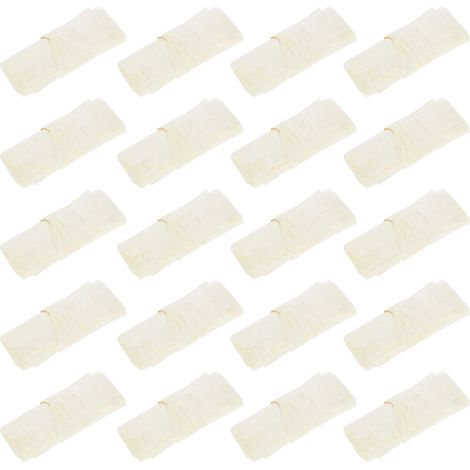 Lot de 20 boyaux comestibles pour le séchage de saucisses maison, accessoire pour machine à saucisses. (1/5)