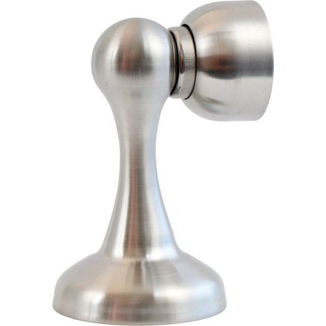 Fermaporta magnetico in acciaio inox, supporto per porta con accessori di montaggio, 1 pezzo, 4,9 x 5,8 x 8,3 cm (1/5)