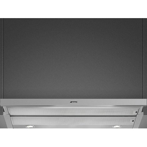 Campana telescópica Smeg kset900xe 581 m³/h 90 cm acero (1/2)