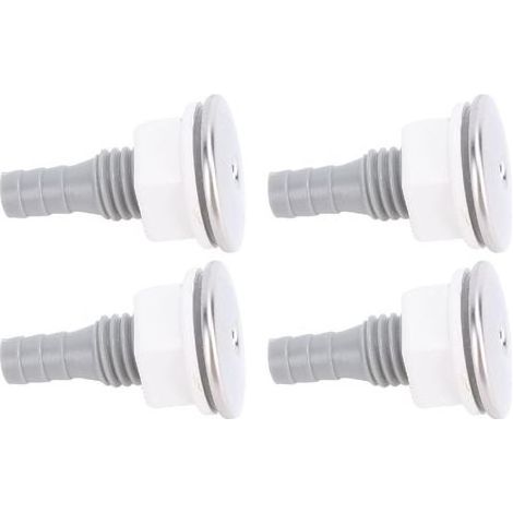 Lot de 4 Buses à Bulles pour SPA/Bain à Remous - Accessoires en PVC pour Massage