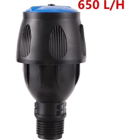 Arroseur agricole rotatif à 360° à longue portée (650 L) avec filetage mâle 1/2" pour l'irrigation de jardins et de pelouses. (1/5)