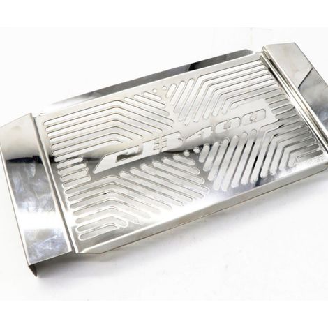Radiator grille, radiator cover and radiator protection compatible with HONDA CB400 VTEC models from 1st to 5th generation (1999-2014).