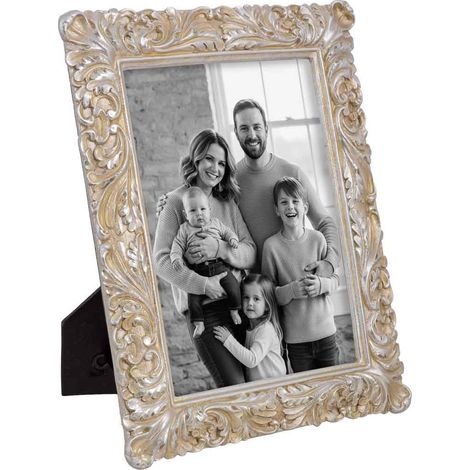 Porta fotos 13X18 plateado 18,3x1,8x23,1h cm