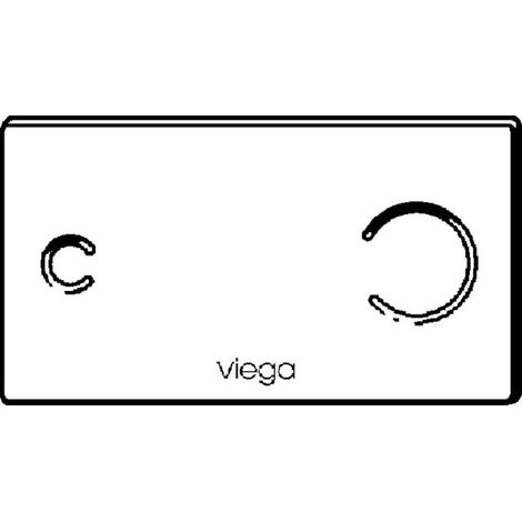 VIEGA 632861 Plaque de commande WC Visign (1/3)