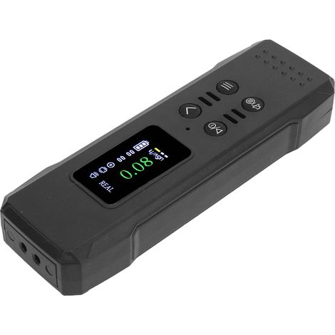 Détecteur de rayonnement nucléaire haute sensibilité, alarme sonore et visuelle, écran LCD haute définition, compteur Geiger, convient aux rayons gamma, rayons X, rayons bêta, noir. (1/5)