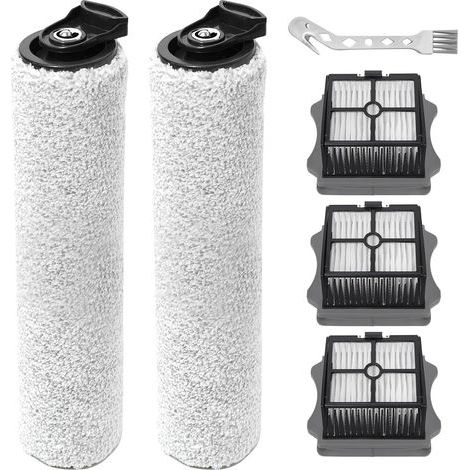 Rotating Brushes, 3 HEPA Filters, 1 Cleaning Brush for Tineco Floor One S5 Steam IFloor 5 (1/5)