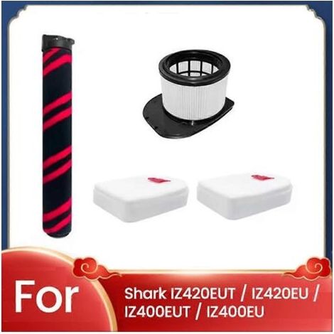 Brosse rotative, filtre HEPA, filtre en feutre mousse pour aspirateur balai sans fil Shark IZ420EUT/IZ420EU/IZ400EUT/IZ400EU - Pièces détachées (1/5)