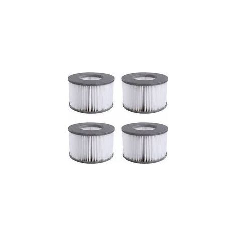 Ersatzfilterkartuschen (4er-Pack) für Whirlpools, Hot Tubs und aufblasbare Pools, kompatibel mit Filtermodellen ab 2020. (1/5)
