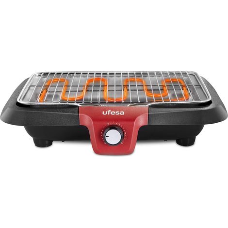 Barbecue Électrique, 2300W, Surface 38x24cm, Arrêt Automatique, Thermostat Réglable, Apte au Lave-Vaisselle, Faible Génération de Fumée (1/3)