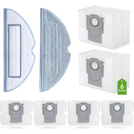 6x SACCHETTI PER ASPIRAPOLVERE 2x PANNI ROBOROCK S7 MaxV Ultra/ S7 PRO ULTRA (1/5)