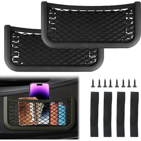 2-piece storage net for motorhomes, organizer bag with pockets for car, boat, campervan, caravan, wardrobe and interiors, universally applicable (1/5)