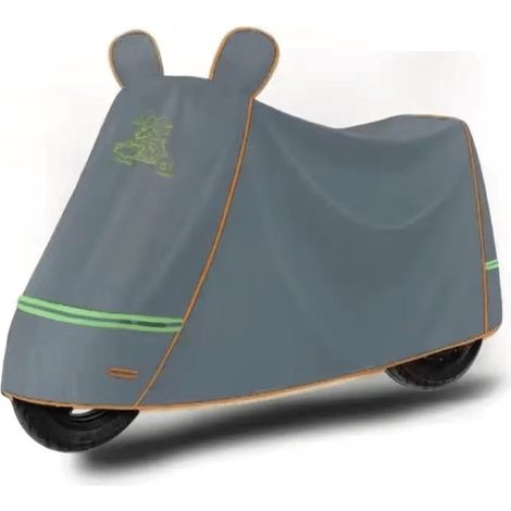 Housse de protection pour moto, contre la pluie et la poussière. Fabriquée en tissu Oxford CZ-124, elle convient aux motos de moins de 2,1 mètres. (1/2)