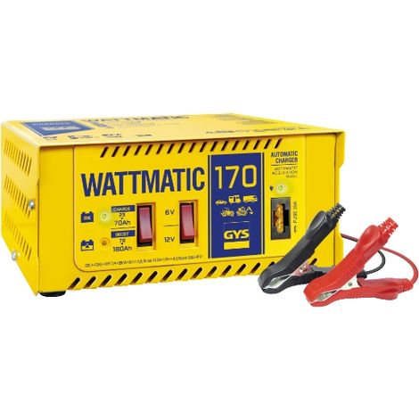 Cargador WATTMATIC 170 CARGADOR AUTOM.WATTMATIC 170 230V-6/12V - 280W.
