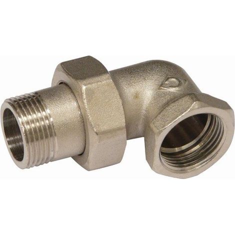 BOCCHETTONE CURVO IN OTTONE MF 1/2''