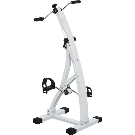Pedaliera Braccia e Gambe da Divano o Poltrona con Schermo LED, Altezza e Intensità Regolabile, Bianco, 40x42.5x100cm (1/5)