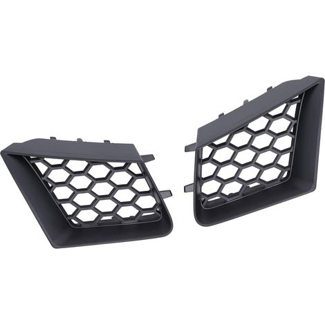 Grille de Calandre pour Cordoba 6L 2002-2009, Pare-chocs Avant, Double Barrette, Noir, 2 Pièces (1/5)