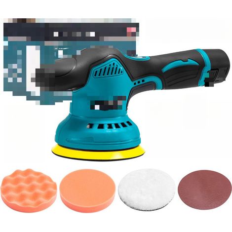 Kit lucidatrice e ceratrice elettrica per auto con carta vetrata (Modello 1, batteria non inclusa). (1/5)