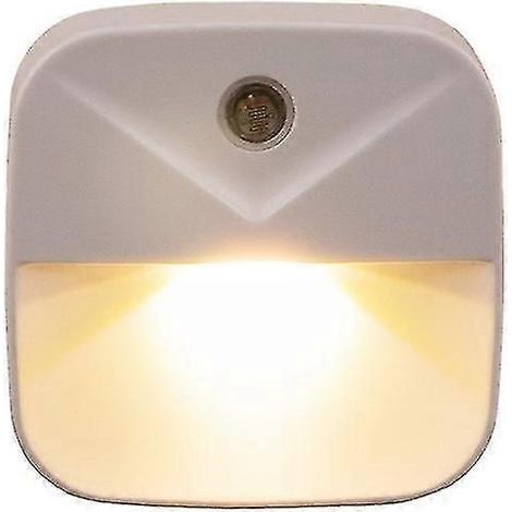 Veilleuse LED murale intelligente avec capteur crépusculaire, s'allume et s'éteint automatiquement (1 pièce) (1/4)