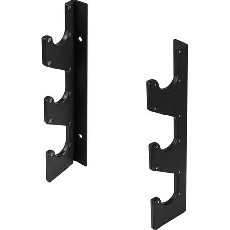 Wandmontierte horizontale Langhantelhalter, 2er-Set (1/5)