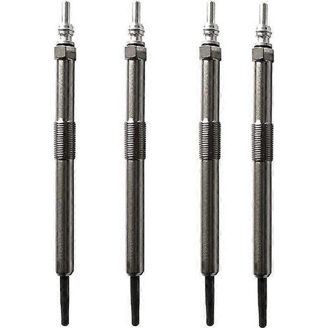 Bougies de préchauffage turbo diesel pour Ssangyong Actyon & Sports Kyron Rexton 6641590001 A66 - lot de 4 (1/5)